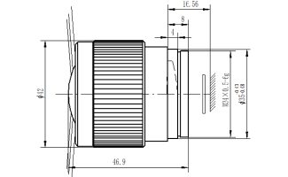 Объективы «рыбий глаз» 4,8 мм f/1,25 с ручной фокусировкой для LWIR